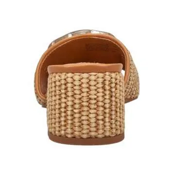 Steve Madden Women's Santana Heeled Sandal, Raffia, 8