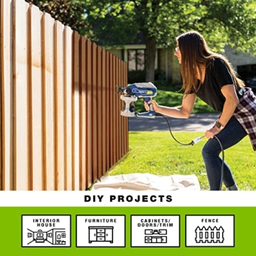 Graco TrueCoat 360 Variable Speed Paint Sprayer for Home Projects