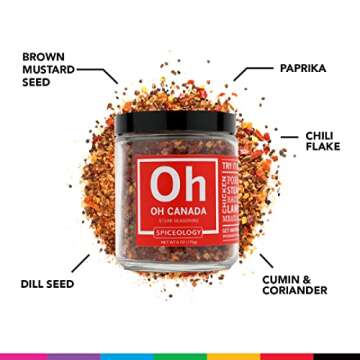 Spiceology - Oh Canada Steak Seasoning - All-Purpose BBQ Rubs, Spice Blends and Seasonings - Use on:...