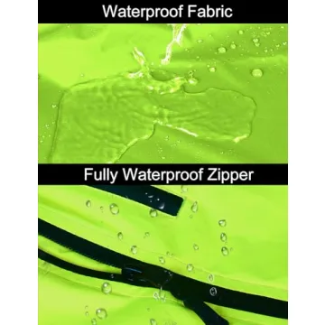 BALEAF Men's Cycling Rain Jacket - Waterproof & Packable