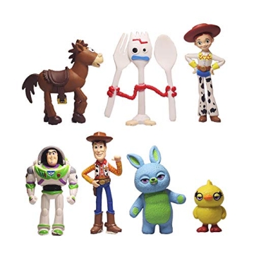 7 PCS Toy Story Cake Toppers Figurines toy story Cupcake topper Toy Story Party Figurines Cartoon Ac...