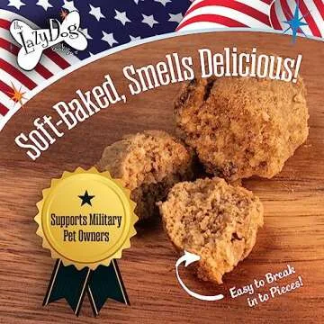 The Lazy Dog Cookie Co. Patriotic Dog Treats for All Sizes