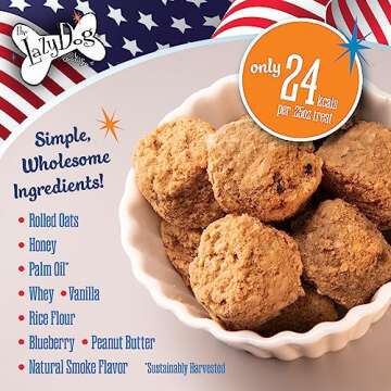 The Lazy Dog Cookie Co. Patriotic Dog Treats for All Sizes