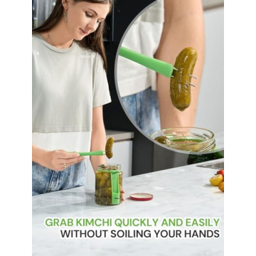 YUNHOME Pickle Grabber Tool, Fun Pickle Kitchen Gadget