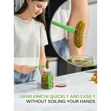 YUNHOME Pickle Grabber Tool, Fun Pickle Kitchen Gadget