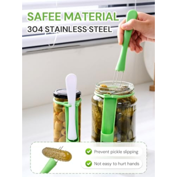 YUNHOME Pickle Grabber Tool, Fun Pickle Kitchen Gadget