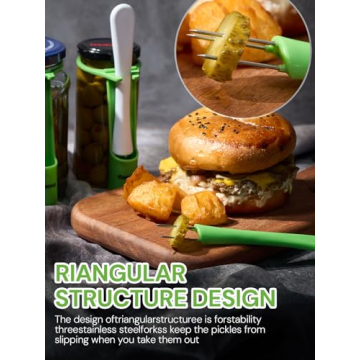 YUNHOME Pickle Grabber Tool, Fun Pickle Kitchen Gadget