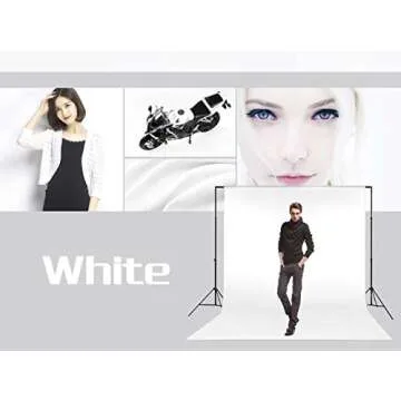 Affordable White Photography Backdrop for Stunning Shoots