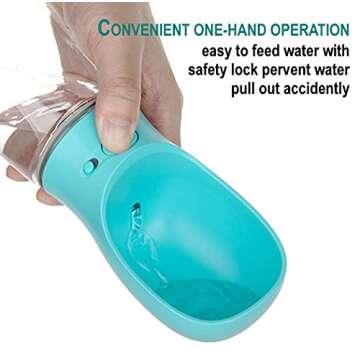 PETnSport Portable Dog Water Dispenser Bottle for Walks