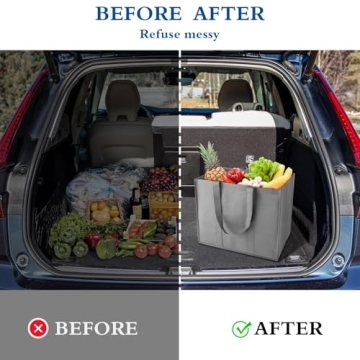 WISELIFE Eco-Friendly Reusable Grocery Bags 10 Pack