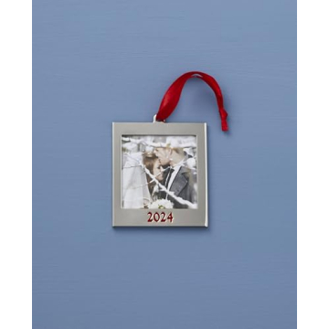 Lenox 2024 Frame Charm Ornament for Cherished Moments