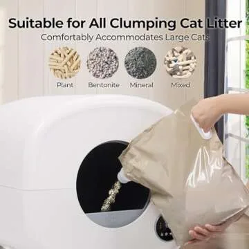 Fsitego Self Cleaning Cat Litter Box for Multiple Cats