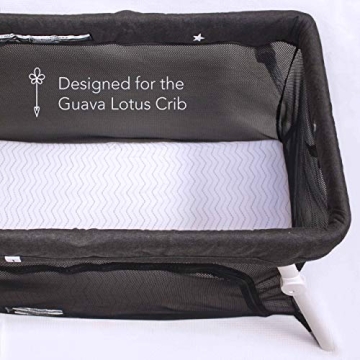 Luvberries Organic Cotton Crib Sheets for Guava Lotus Travel Crib