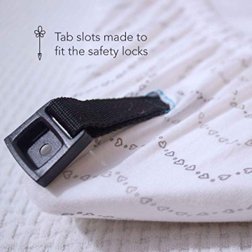 Luvberries Organic Cotton Crib Sheets for Guava Lotus Travel Crib