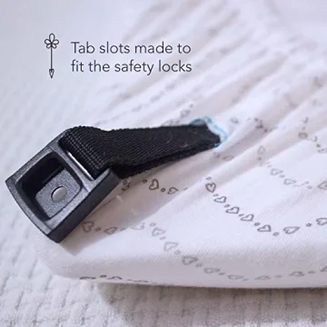 Luvberries Organic Cotton Crib Sheets for Guava Lotus Travel Crib