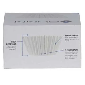 BUNN 8-12 Cup Coffee Filters, 6 each, 100ct