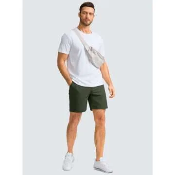 G Gradual Lightweight Golf Shorts for Men - 7" Comfort