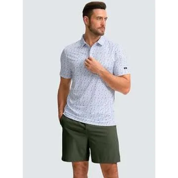 G Gradual Lightweight Golf Shorts for Men - 7" Comfort