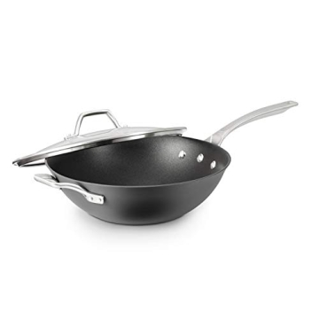 Calphalon 12-Inch Nonstick Wok for Easy Cooking and Cleaning