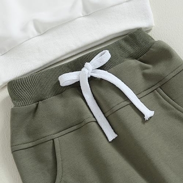 Toddler Color Block Pullover & Joggers - Stylish Winter Set