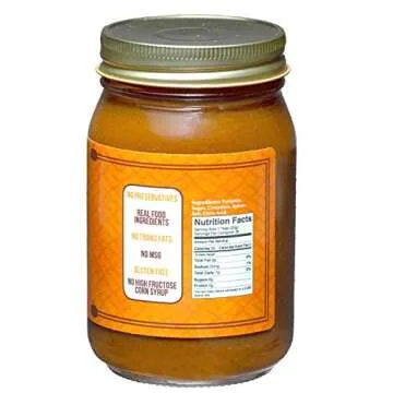 Green Jay Gourmet Pumpkin Butter 19 Ounces - All-Natural, Gluten-Free Fruit Spread - Pumpkin Spread ...