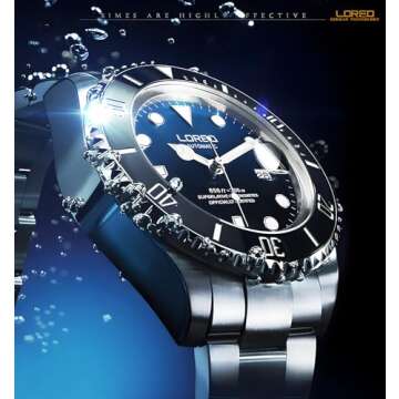 Premium LOREO Automatic Men's Watch with Sapphire Glass