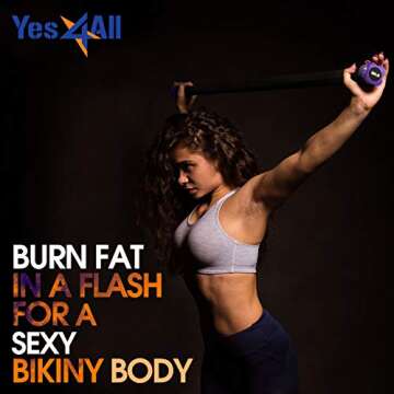 Yes4All Weighted Pilates Bars - Total Body Workout Gear