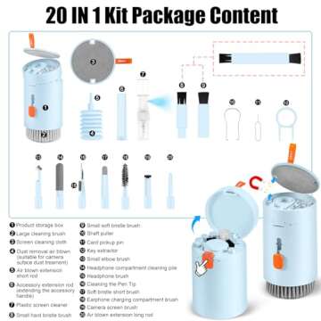 20-in-1 Laptop Phone Screen Cleaner Kit for All Electronics