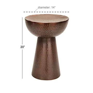 Stylish Deco 79 Metal Accent End Table for Any Space