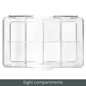 mDesign First Aid Storage Organizer Kit - Clear 2 Pack