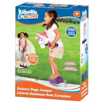 Kidoozie Foam Unicorn Pogo Jumper – Fun and Safe Toy for Kids 4+ - Promotes Active Play - Indoor &...