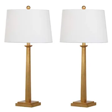 Elegant Safavieh Gold Table Lamp Set for Home Decor
