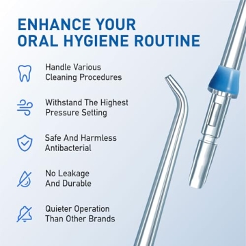 Water Flosser Replacement Tips - 6 Classic Jet Tips