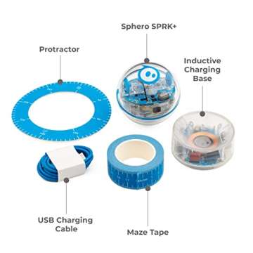 Sphero SPRK+: App-Enabled Robot Ball with Programmable Sensors + LED Lights - STEM Educational Toy f...