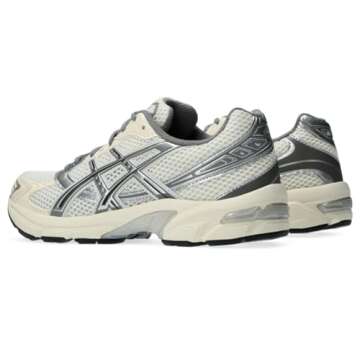 ASICS Women's Gel-1130 Sneakers, Cream/Clay Grey, 8.5 Medium US