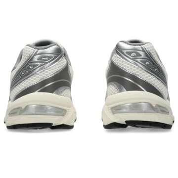 ASICS Women's Gel-1130 Sneakers, Cream/Clay Grey, 8.5 Medium US