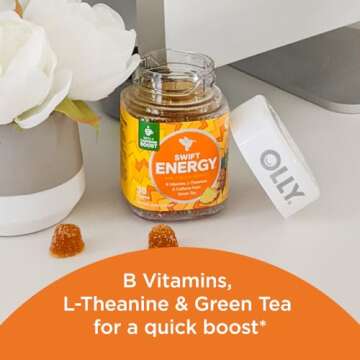 OLLY Swift Energy Gummy - Caffeine Boost & B Vitamins for Energy Support