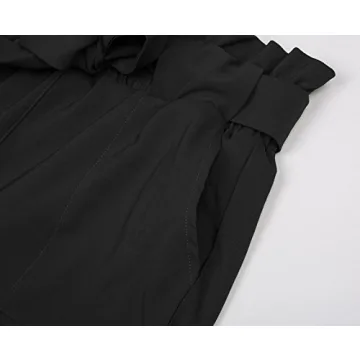 GRACE KARIN Cropped Paper Bag Waist Pants for Women