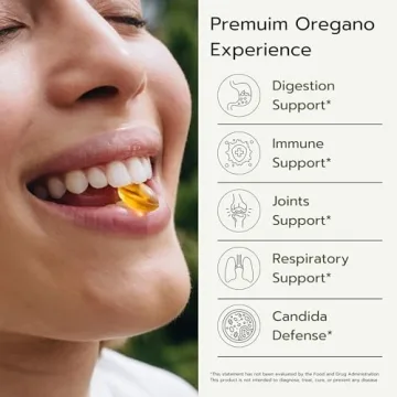 Premium AROMAVITA Organic Oregano Oil Capsules for Health