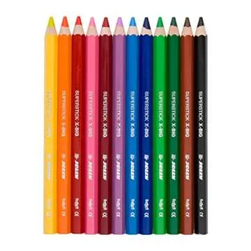 JOLLY X-Big Jumbo Pencils for Kids -12 Pack Art Set