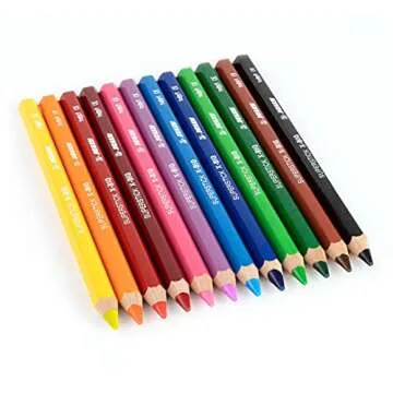 JOLLY X-Big Jumbo Pencils for Kids -12 Pack Art Set