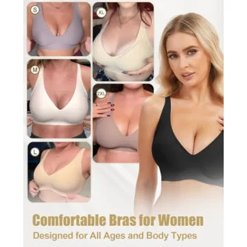 Jelly Wireless Bra Comfortable Deep V Push Up Seamless