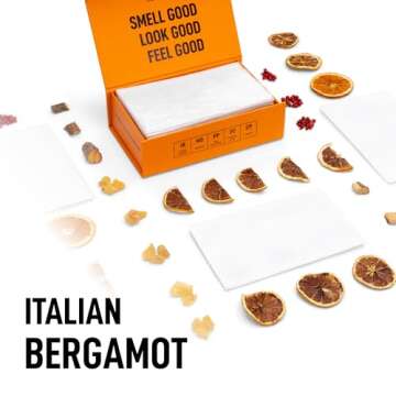 Laundry Sauce - Laundry Dryer Sheets (Italian Bergamot), Luxury Fragrance, Contains Essential Oils, Softens Fabric, Removes Static Cling, Eco-Friendly Packaging, Travel Friendly, 69 Count