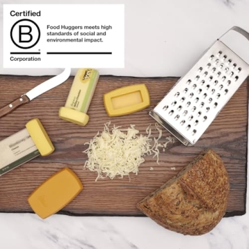 Food Huggers Cheese Huggers Set of 4 Reusable Silicone Savers