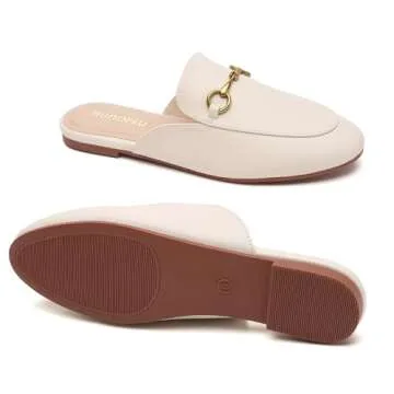 Stylish Minorsu Buckle Mules for Women - Comfortable Slip-On Shoes
