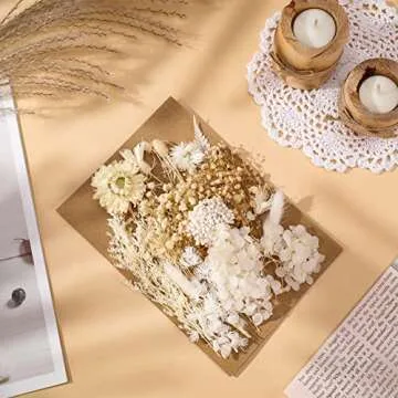 AhlsenL Real Dried Flowers for DIY Projects and Gifts