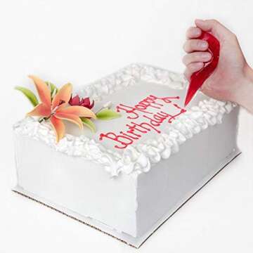 FONDX Mirror Glaze Piping Gel, Clear, 20 oz