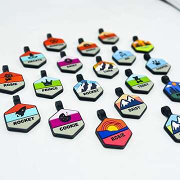 Silent Dog Tag - Personalized Silicone Pet ID Tag