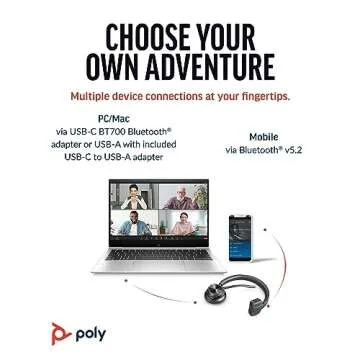 Poly Voyager 4310 UC Headset - Wireless & Comfortable