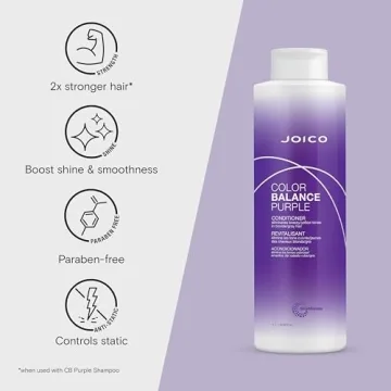 Joico Purple Conditioner for Blonde & Gray Hair | 33.8 Fl Oz